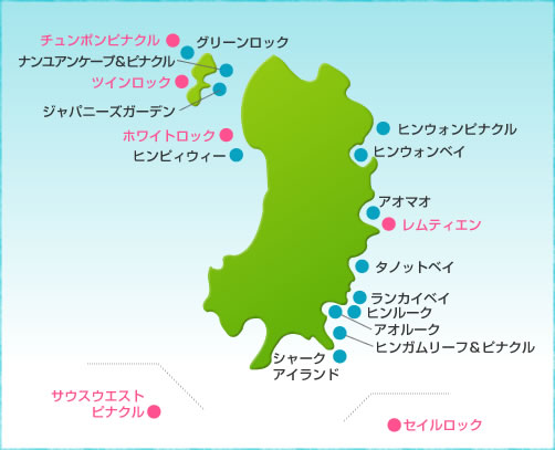サムイ・タオ島地図